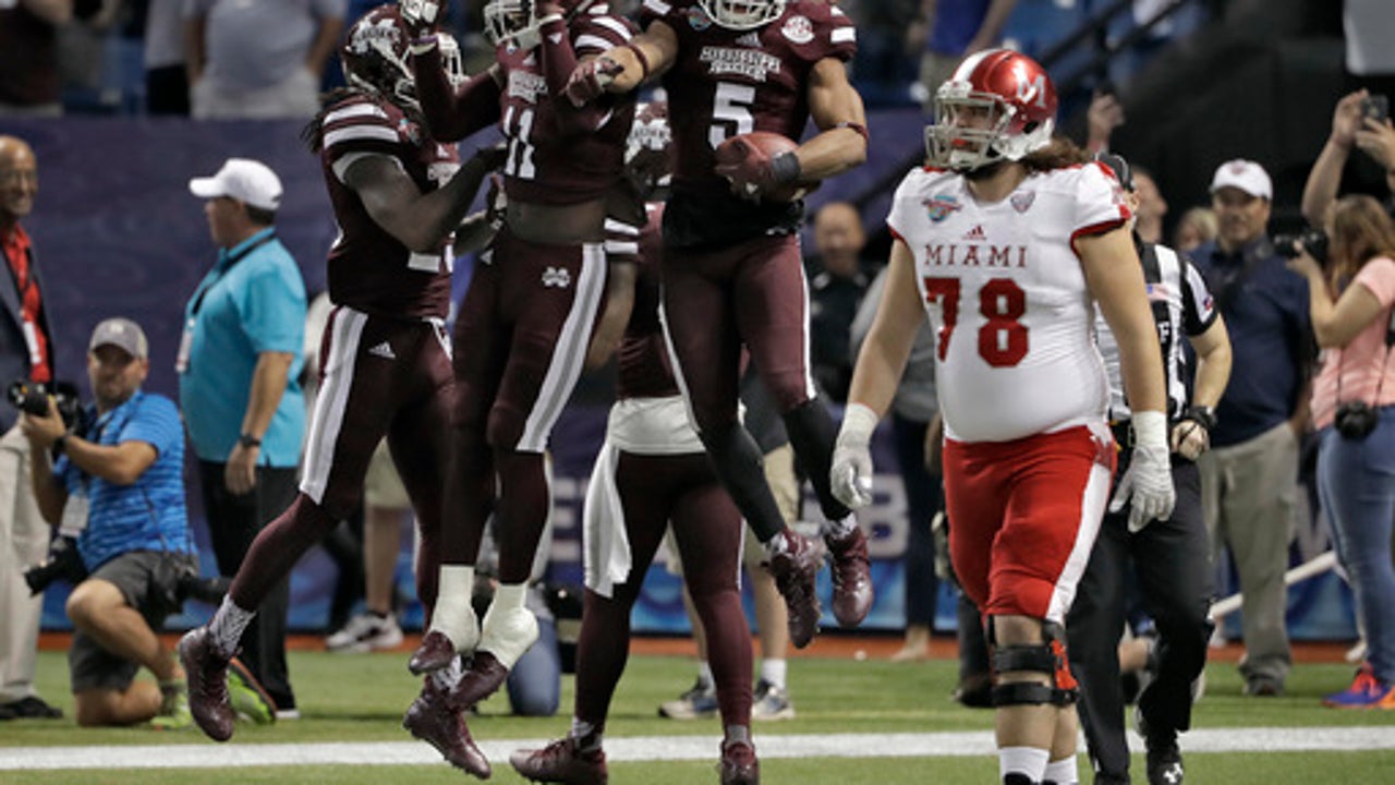 Blocked FG helps Mississippi State hold off Miami 17-16 (Dec 26, 2016)